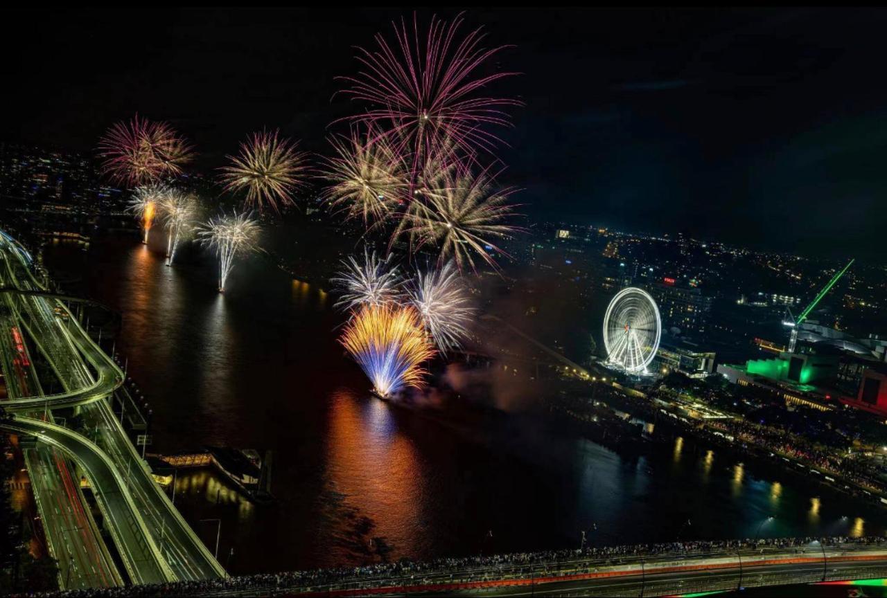 Brisbane Riverfront Oasis 2Bed Panoramic Riverview Extérieur photo